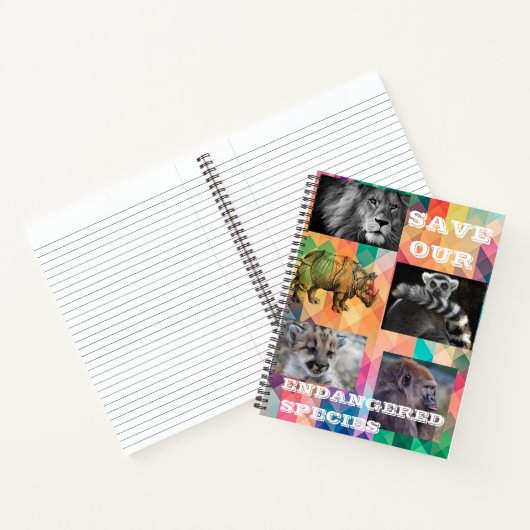 Carnet Espèces menacées (Intérieur)