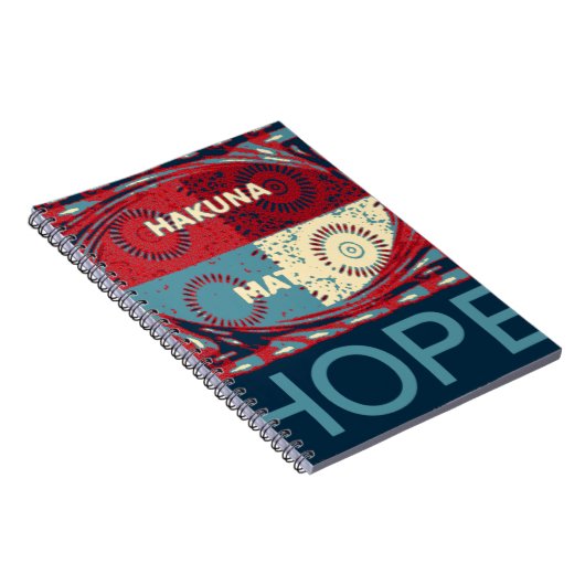 Carnet Espoir Pacifique : Un Design Calme Hakuna Matata (Côté Droit)