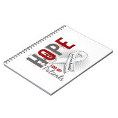 Carnet Espoir pour mon cancer de poumon de patients (Côté gauche)