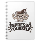 Carnet Espresso Yourself - Amusant café design (Devant)