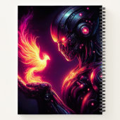 Carnet Esprit de feu de phénix de robot cyber futuristic (Dos)