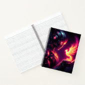 Carnet Esprit de feu de phénix de robot cyber futuristic (Intérieur)