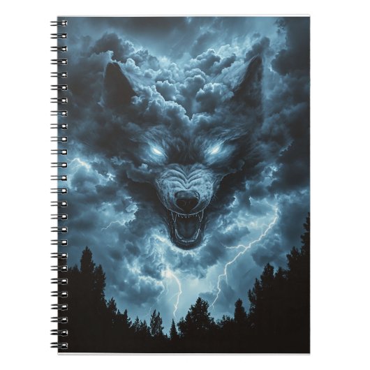 Carnet Esprit de Loup de Tempête (Devant)