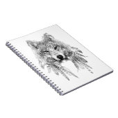 Carnet Esprit de loup tribal (Côté Droit)