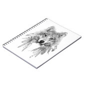 Carnet Esprit de loup tribal (Côté gauche)