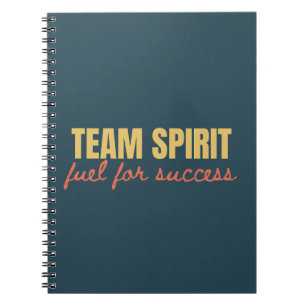 Carnet Esprit d'équipe Motivational Entreprise Cadeau d'a
