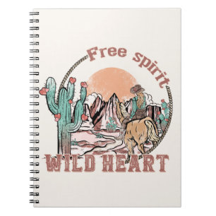 Carnet Esprit libre, Coeur sauvage Pays occidental