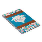 Carnet Esprit libre, cuir de Faux de Boho (Côté Droit)