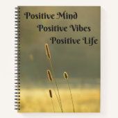 Carnet Esprit positif - Vibes positives - Vie positive - (Devant)
