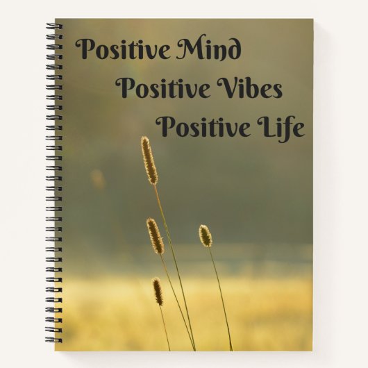 Carnet Esprit positif - Vibes positives - Vie positive - (Devant)