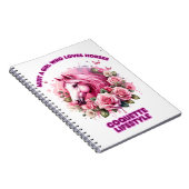 Carnet "Esprit Rose sauvage" Coquette (Côté Droit)