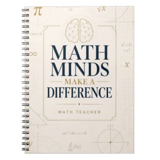 Carnet Esprits Maths Font une Différence Professeur Inspi