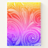 Carnet Esquisse Cartes Notebook-Flora Arc-en-ciel (Dos)