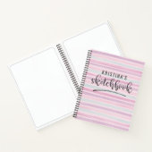 Carnet Esquisse d'aquarelle rose pâle (Intérieur)