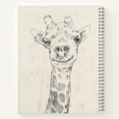Carnet Esquisse de portrait de Giraffe (Dos)