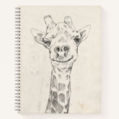 Carnet Esquisse de portrait de Giraffe (Devant)