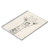 Carnet Esquisse de portrait de Giraffe (Côté gauche)