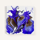 Carnet Esquisse de torrents Iris violets (Devant)