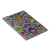 Carnet Esquisse Imaginaire Art - Neon Abstrait Maj 3 (Côté Droit)