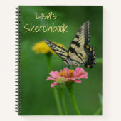 Carnet Esquisse papillon (Devant)