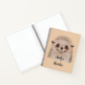 Carnet Esquisse personnelle de hérisson (Intérieur)