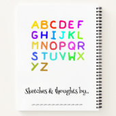 Carnet Esquisses et réflexions (Dos)