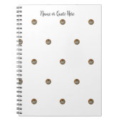 Carnet Esresso Coffee Spiral Photo Notebook (Devant)