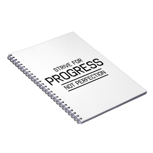 Carnet Essayez d'obtenir la perfection de progrès pas (Côté Droit)