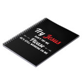 Carnet Essayez Jésus S'il vous plaît ne m'essayez pas T-S (Côté gauche)