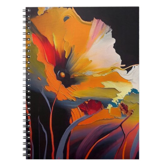 Carnet Essence du jardin – Expression florale abstraite (Devant)