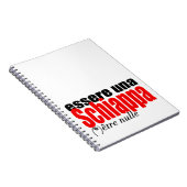 Carnet Essere una Schiappa être en français Note B (Côté Droit)