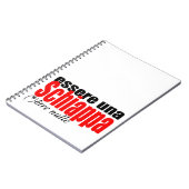 Carnet Essere una Schiappa être en français Note B (Côté gauche)