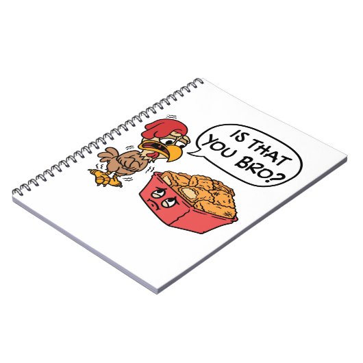 Carnet Est-Ce Que C'Est Toi Bro ? Drôle Poulet Nugget (Côté gauche)