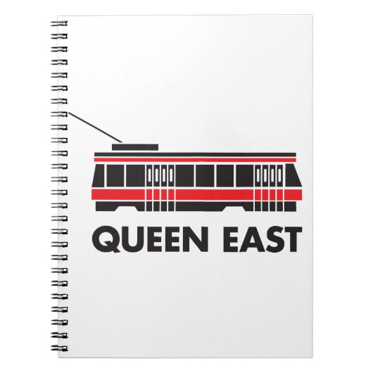 Carnet Est de la Reine (Toronto) et tramway (Devant)