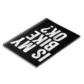 Carnet Est Mon Vélo Ok Drôle Cadeau Pour Les Vélos (Côté gauche)