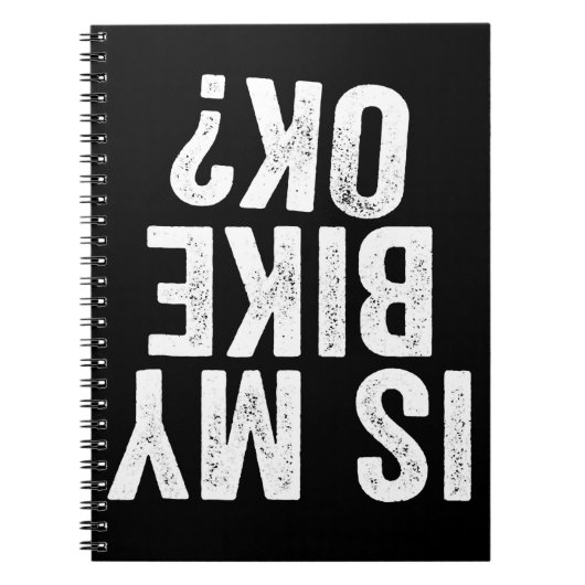 Carnet Est Mon Vélo Ok Drôle Cadeau Pour Les Vélos (Devant)