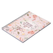 Carnet Esther 4:14 Art de verset biblique chrétien (Côté gauche)