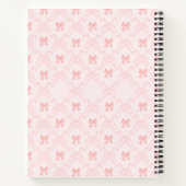 Carnet esthétique à nœud rose – Journal féminin et (Dos)