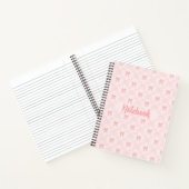 Carnet esthétique à nœud rose – Journal féminin et (Intérieur)
