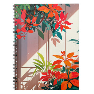 Carnet esthétique de la verdure, décoration de maison de