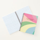 Carnet Esthétique Pastel Rainbow (Intérieur)