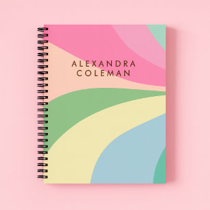 Carnet Esthétique Pastel Rainbow
