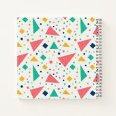 Carnet esthétique rétro des années 80 Memphis funky géomé (Dos)