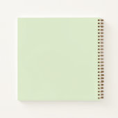 Carnet esthétique tropical minimal cocotier été (Dos)