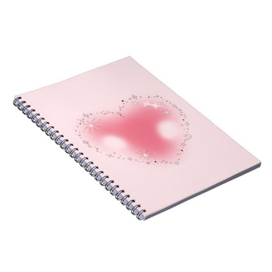 Carnet esthétique Y2K Pretty Pink Heart (Côté Droit)