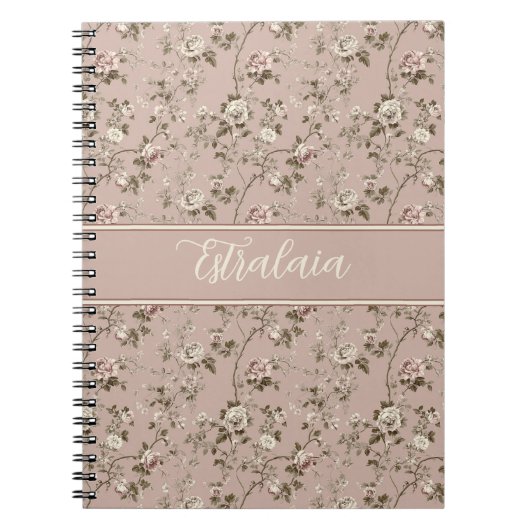 Carnet Estralaia Dusty Rose rose (Devant)