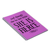 Carnet Et bien qu'elle ne soit que petite, elle est féroc (Côté Droit)