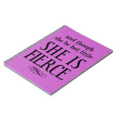 Carnet Et bien qu'elle ne soit que petite, elle est féroc (Côté gauche)