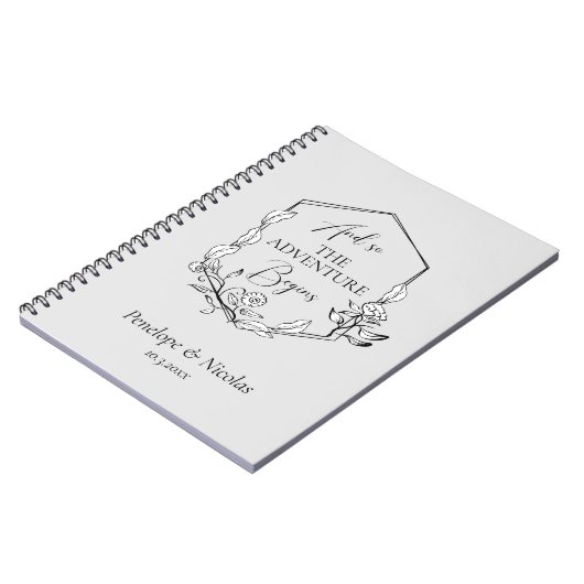 Carnet Et Donc L'Aventure Commence La Planification Maria (Côté gauche)