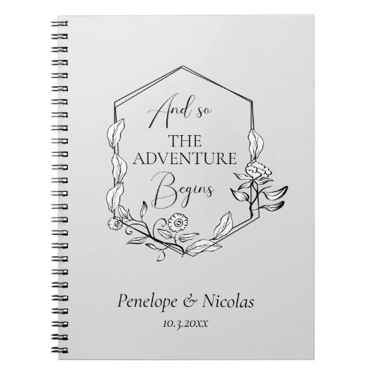 Carnet Et Donc L'Aventure Commence La Planification Maria (Devant)